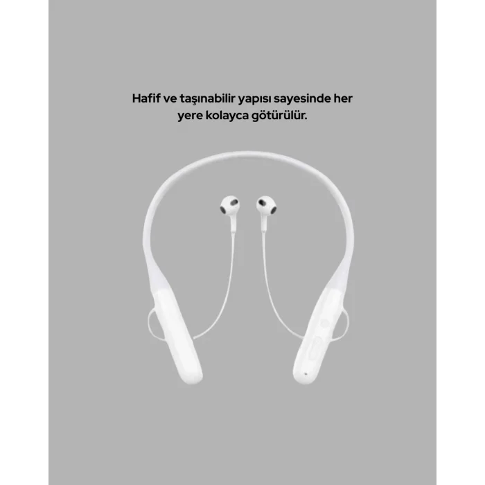 BUĞZ Uzun Süre Dayanıklı Manyetik Başlıklı Bluetooth Kulaklık