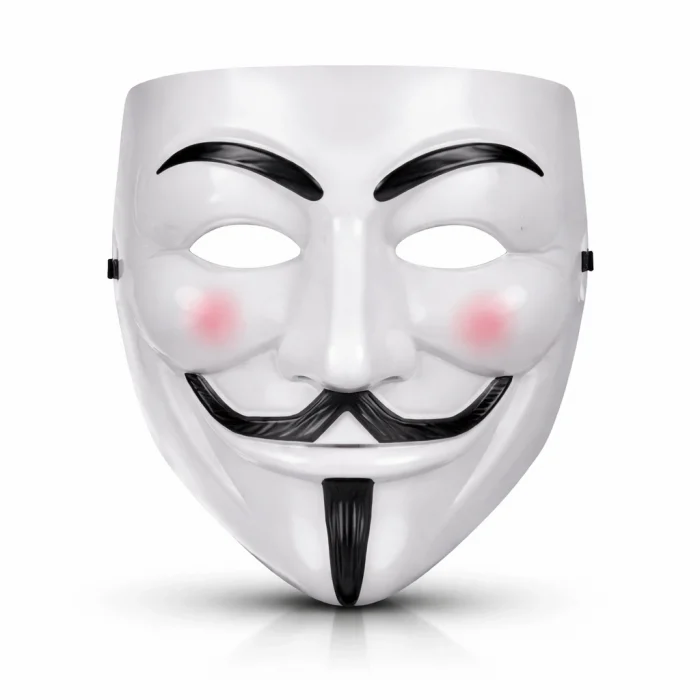 BUĞZ V Mask Premium Vendetta Beyaz Maske (guy Fawkes Stil)