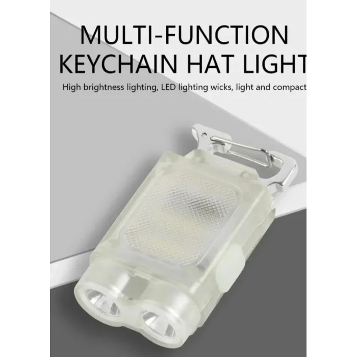 BUĞZ V15 Edc El Feneri 1200lm Anahtarlık Işık Tip-c Şarj Edilebilir Taşınabilir Mini Torch Mıknatıs Klips Ile Kamp Cep Fener