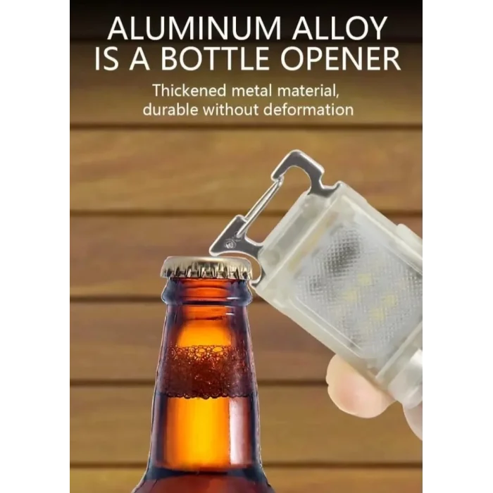 BUĞZ V15 Edc El Feneri 1200lm Anahtarlık Işık Tip-c Şarj Edilebilir Taşınabilir Mini Torch Mıknatıs Klips Ile Kamp Cep Fener