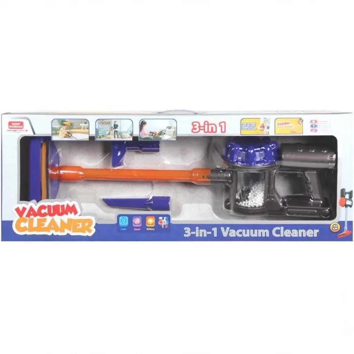 BUĞZ Vacuum Cleaner Pilli Kablosuz Oyuncak Dikey Elektrik Süpürgesi - 0283U