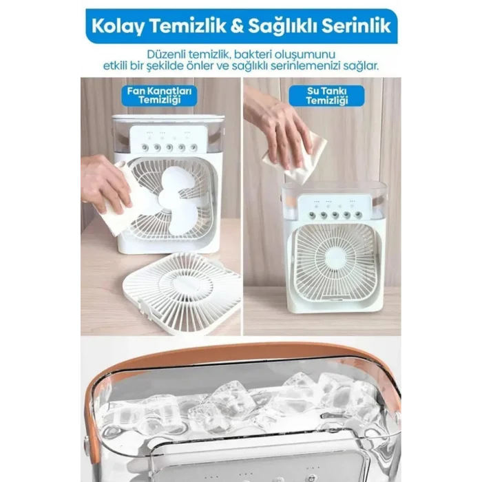 BUĞZ Vantilatör - Renk: Beyaz, Özellik: Su Buharlı, Tip: Masaüstü | Teknik Özellikleri ve Kullanım