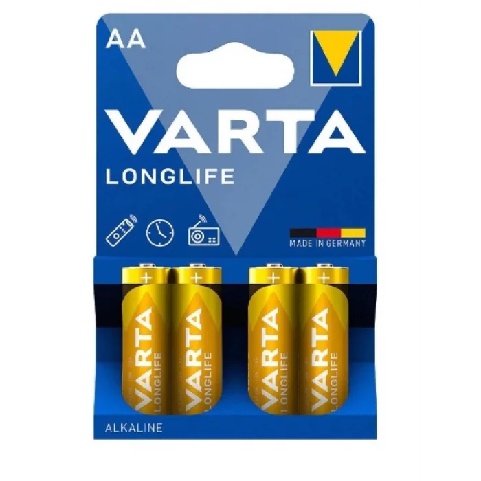 BUĞZ Varta Longlife AA Size 4lü Kalem Pil