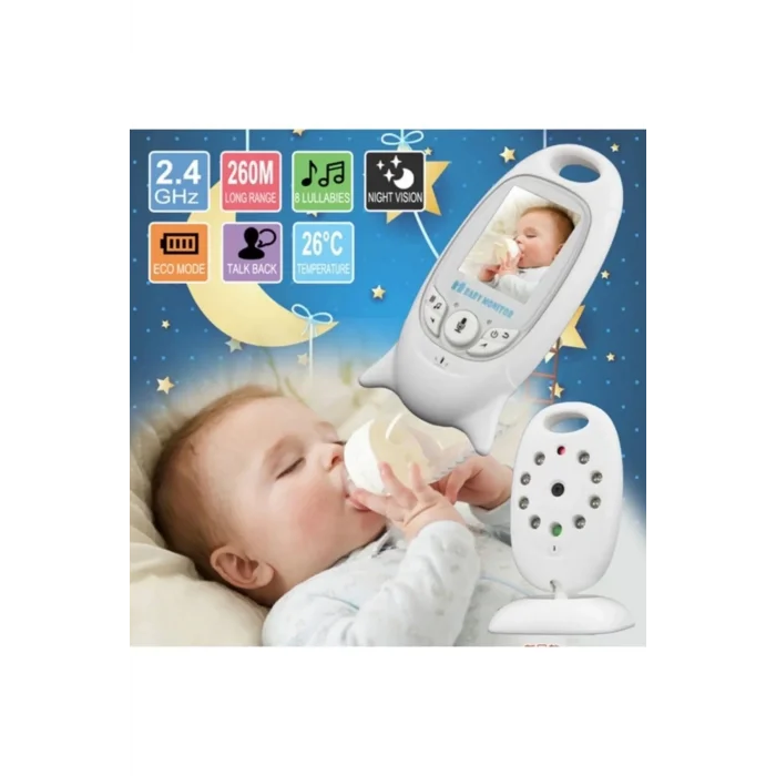 BUĞZ Vb-601 Kameralı Bebek Monitörü Net Görüntü Gece Görüşlü