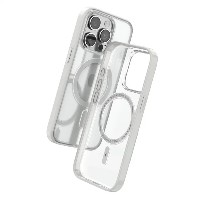 BUĞZ Venco  İphone 15 Pro Max Joly Magsafe Kapak - Beyaz