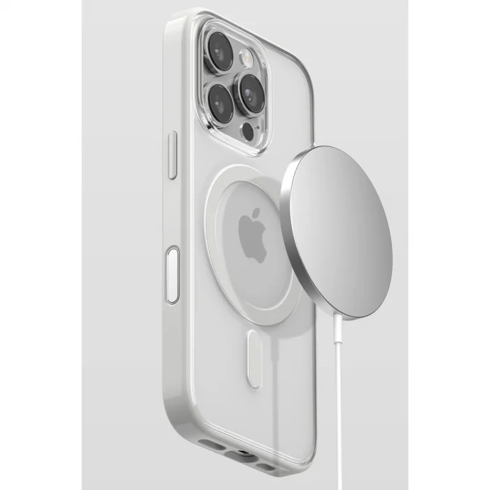 BUĞZ Venco  İphone 16 Pro Joly Magsafe Kapak - Beyaz