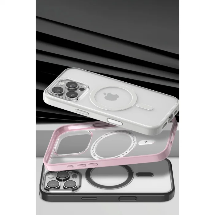 BUĞZ Venco  İphone 16 Pro Max Joly Magsafe Kapak - Beyaz