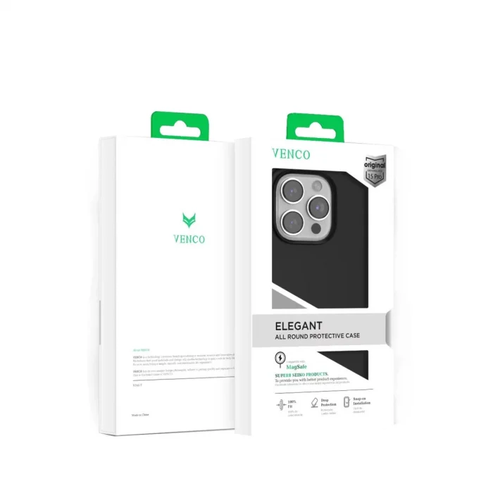 BUĞZ Venco İphone 14 Pro Max Home Magsafe Kapak - Siyah