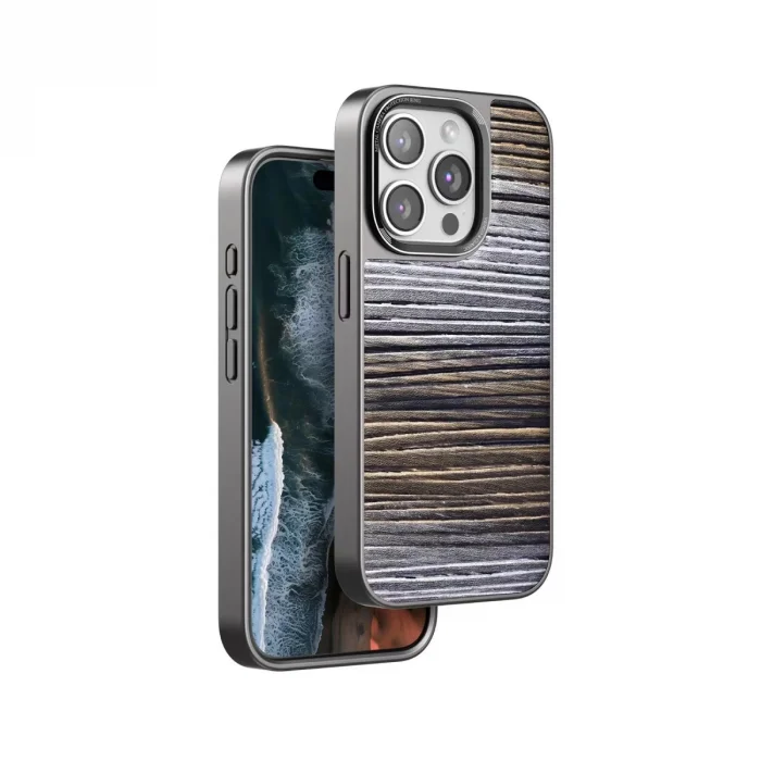 BUĞZ Venco  İphone 14 Pro Wave Kapak - Sarı