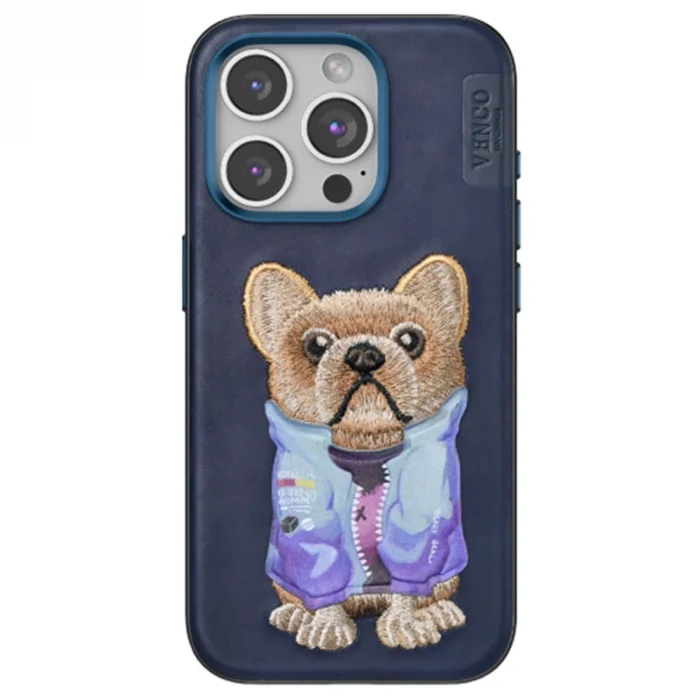 BUĞZ Venco  İphone 15 Pro Max Cute Desenli Kapak - Lacivert