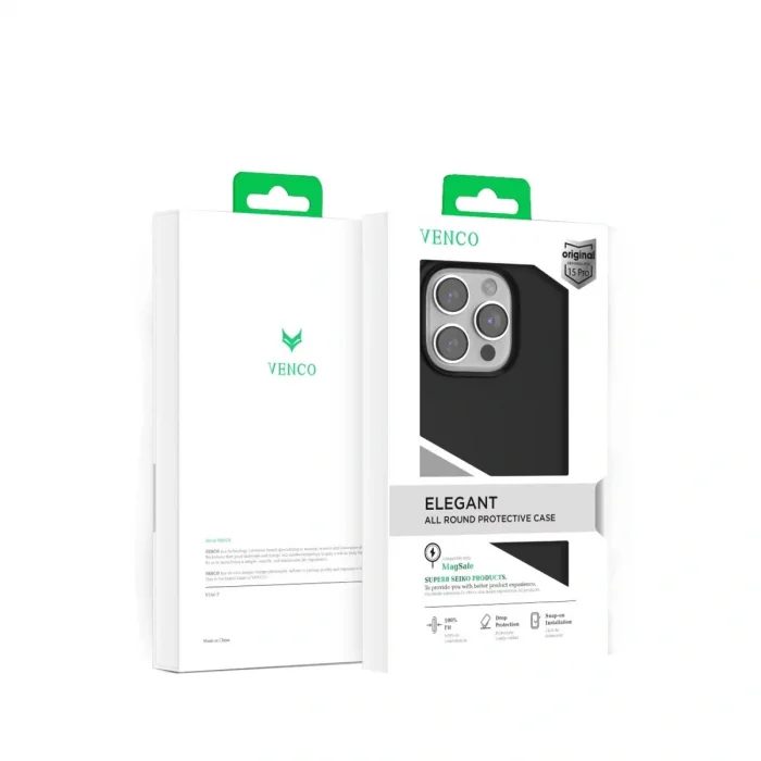 BUĞZ Venco İphone 15 Pro Max Home Magsafe Kapak - Derin Mor