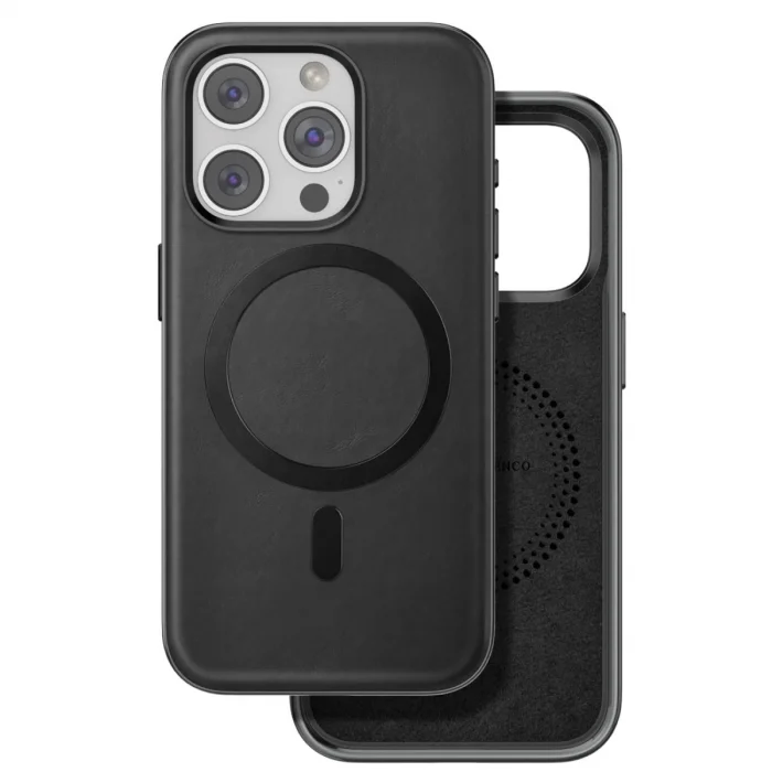 BUĞZ Venco İphone 15 Pro Max Puskas Magsafe Kapak - Siyah