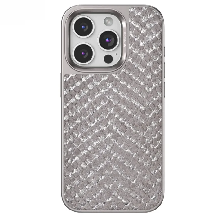 BUĞZ Venco İphone 15 Pro Max Viper Kapak - Titan Gri