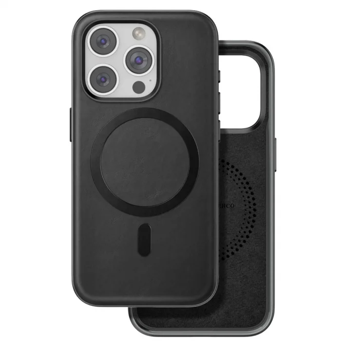 BUĞZ Venco  İphone 15 Pro Puskas Magsafe Kapak - Siyah