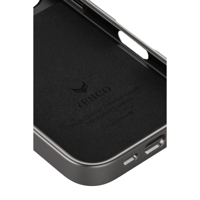 BUĞZ Venco  İphone 16 Brand Kapak - Gümüş