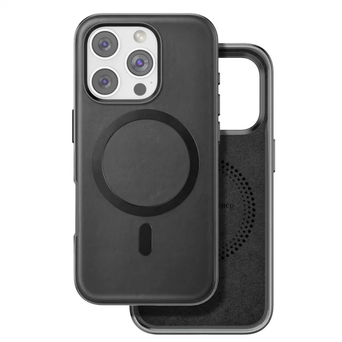 BUĞZ Venco İphone 16 Pro Max Puskas Magsafe Kapak - Siyah