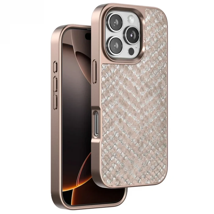 BUĞZ Venco  İphone 16 Pro Max Viper Kapak - Titan Gri