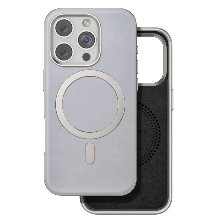 BUĞZ Venco  İphone 16 Pro Puskas Magsafe Kapak - Titan Gri