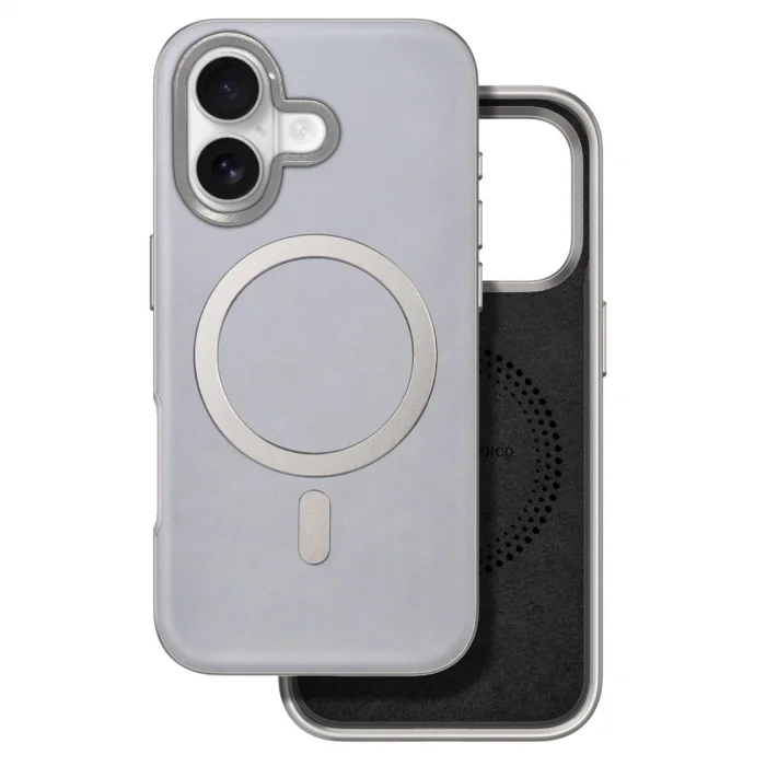 BUĞZ Venco İphone 16 Puskas Magsafe Kapak - Titan Gri