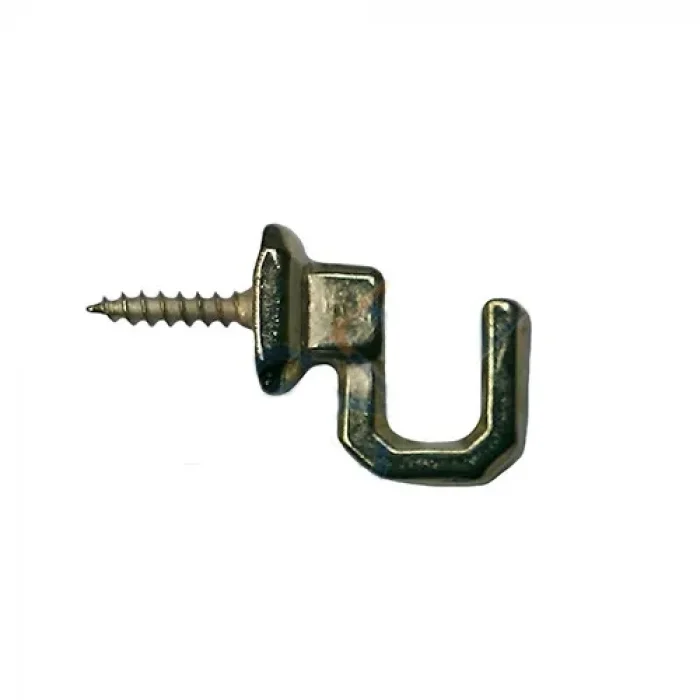 BUĞZ Vidalı Kanca, Askı Küçük - 15x18mm, Sarı - 100 Adet