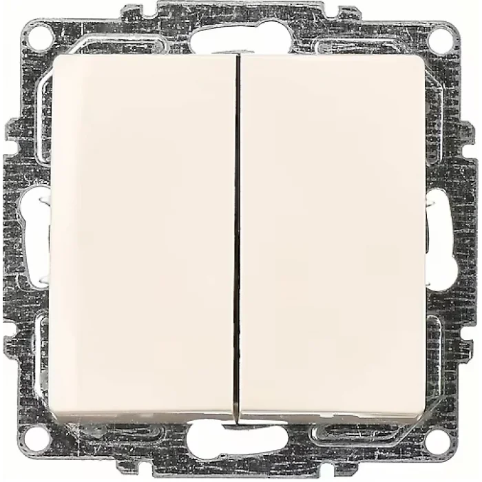  Visage Krem Komütatör Anahtar  Çerçevesiz - Priz ve Anahtar İçin Uyumlu Çerçeve