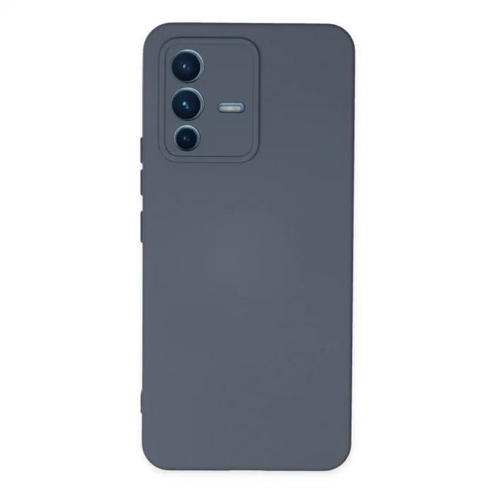 BUĞZ Vivo V23 5g Kılıf Nano İçi Kadife Silikon - Gri