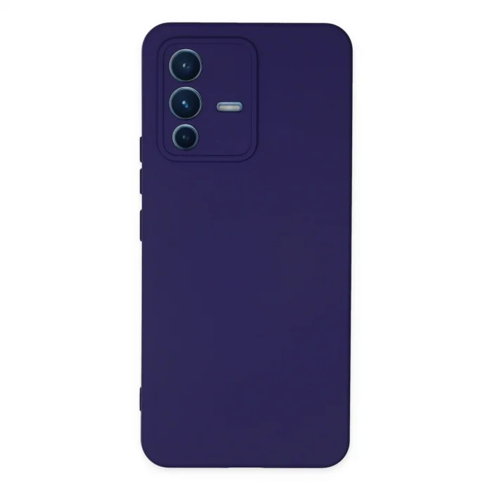 BUĞZ Vivo V23 5g Kılıf Nano İçi Kadife Silikon - Mor