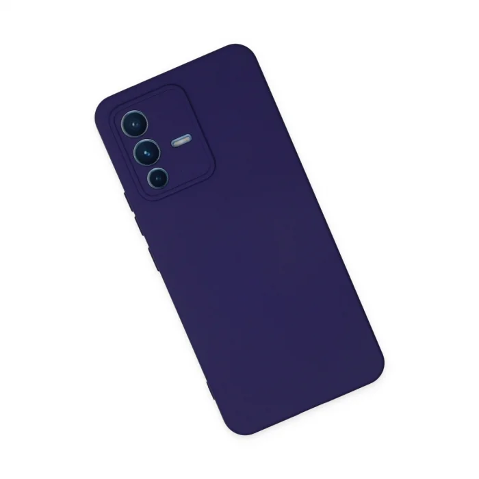 BUĞZ Vivo V23 5g Kılıf Nano İçi Kadife Silikon - Mor