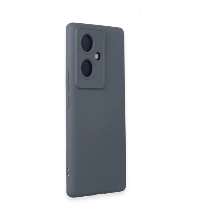 BUĞZ Vivo V29 Lite Kılıf Nano İçi Kadife Silikon - Gri