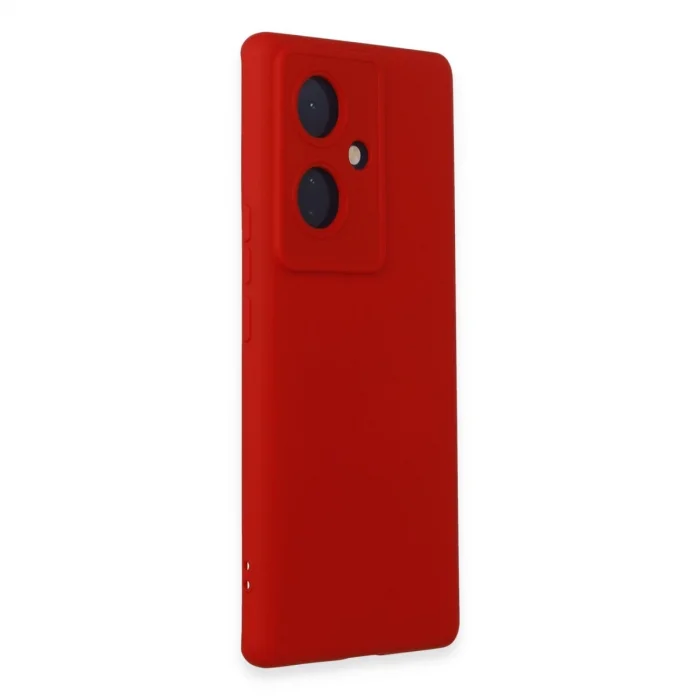 BUĞZ Vivo V29 Lite Kılıf Nano İçi Kadife Silikon - Kırmızı