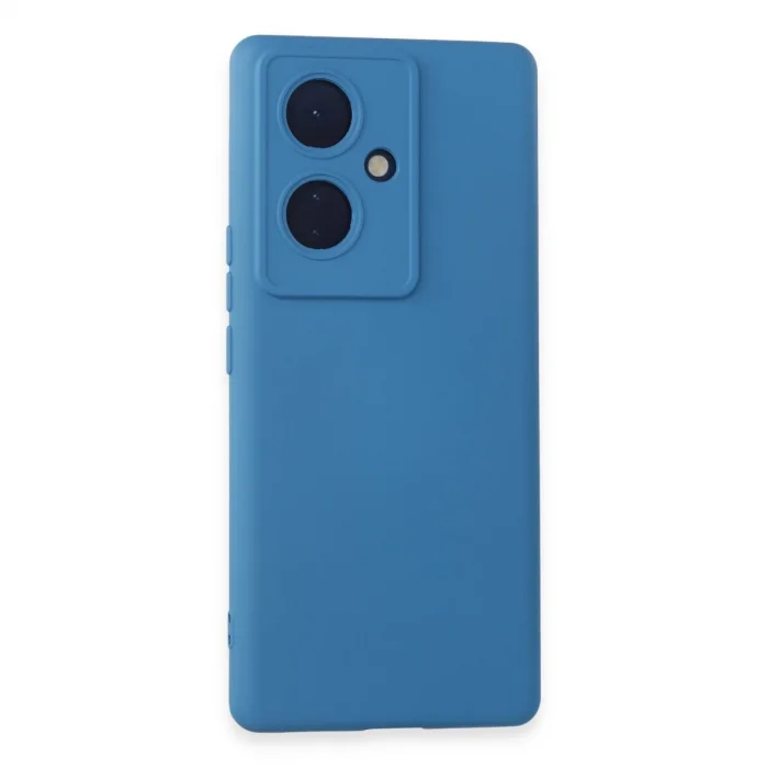 BUĞZ Vivo V29 Lite Kılıf Nano İçi Kadife Silikon - Mavi