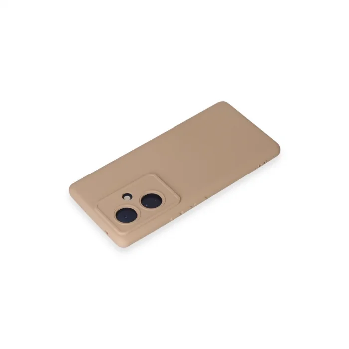 BUĞZ Vivo V29 Lite Kılıf Nano İçi Kadife Silikon - Pudra