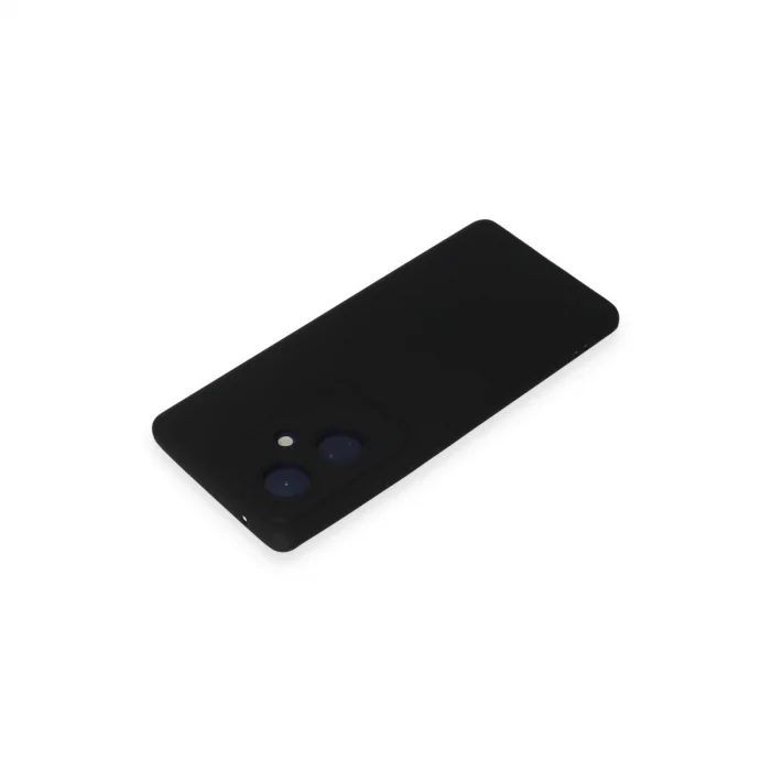 BUĞZ Vivo V29 Lite Kılıf Nano İçi Kadife Silikon - Siyah