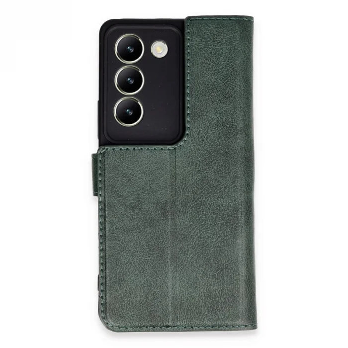 BUĞZ Vivo V30 Lite 4g Kılıf Trend S Plus Kapaklı Kılıf - Yeşil