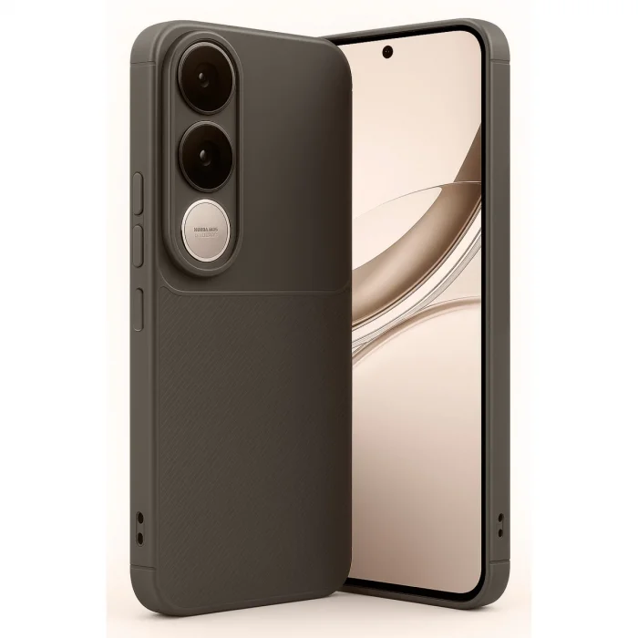 BUĞZ Vivo V50 Lite 4g Auto Focus Karbon Kapak - Kahverengi