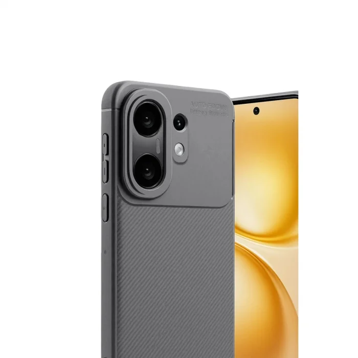 BUĞZ Vivo X200 Fe Auto Focus Karbon Kapak -gri