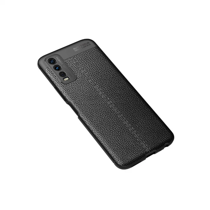 BUĞZ Vivo Y11s Kılıf Auto Focus Kapak - Siyah