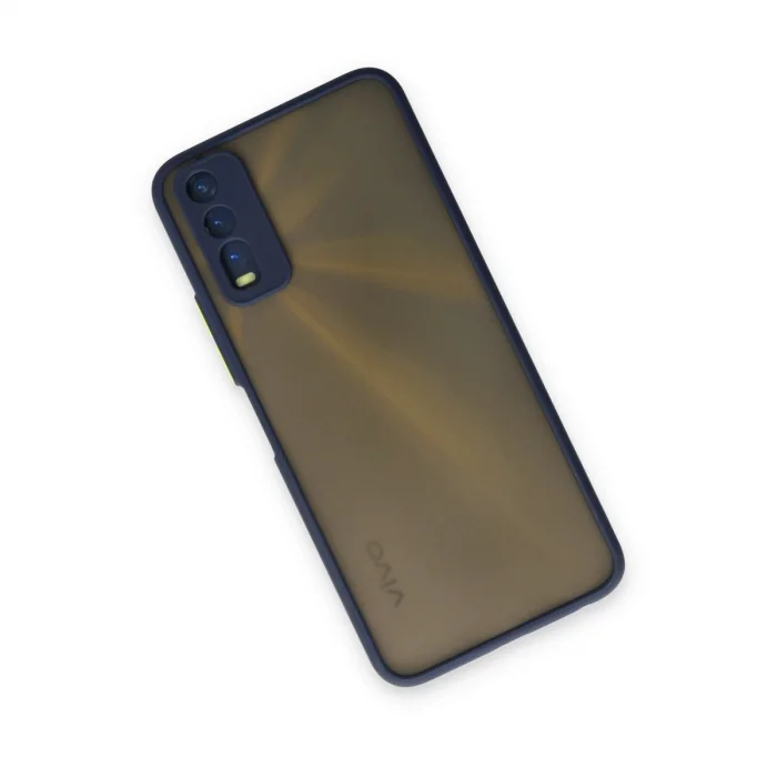 BUĞZ Vivo Y11s Kılıf Montreal Silikon Kapak - Lacivert