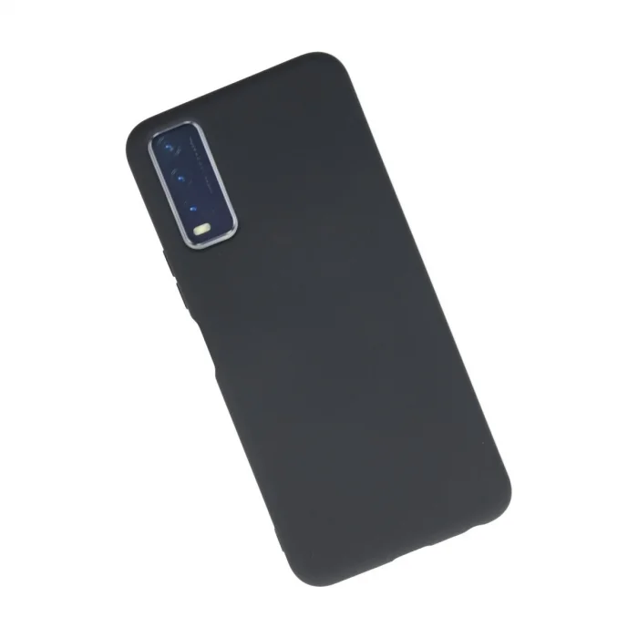 BUĞZ Vivo Y11s Kılıf Nano İçi Kadife Silikon - Gri