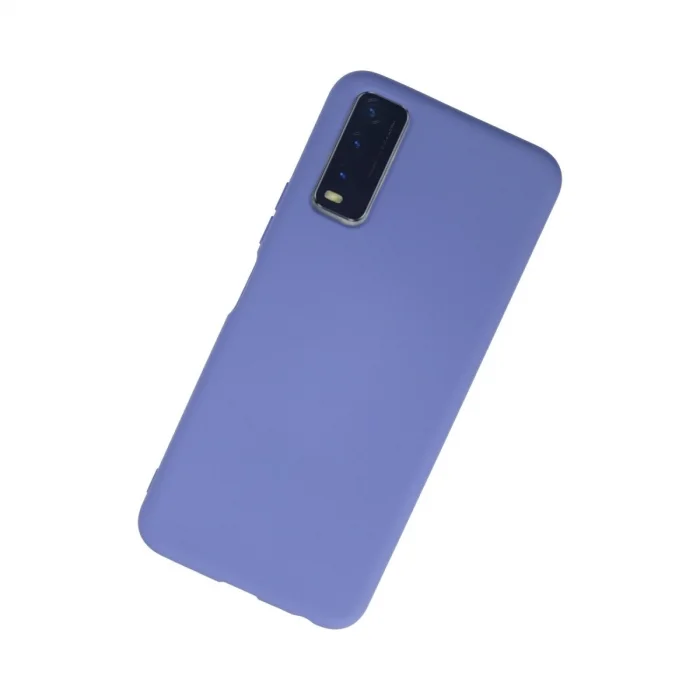 BUĞZ Vivo Y11s Kılıf Nano İçi Kadife Silikon - Lila