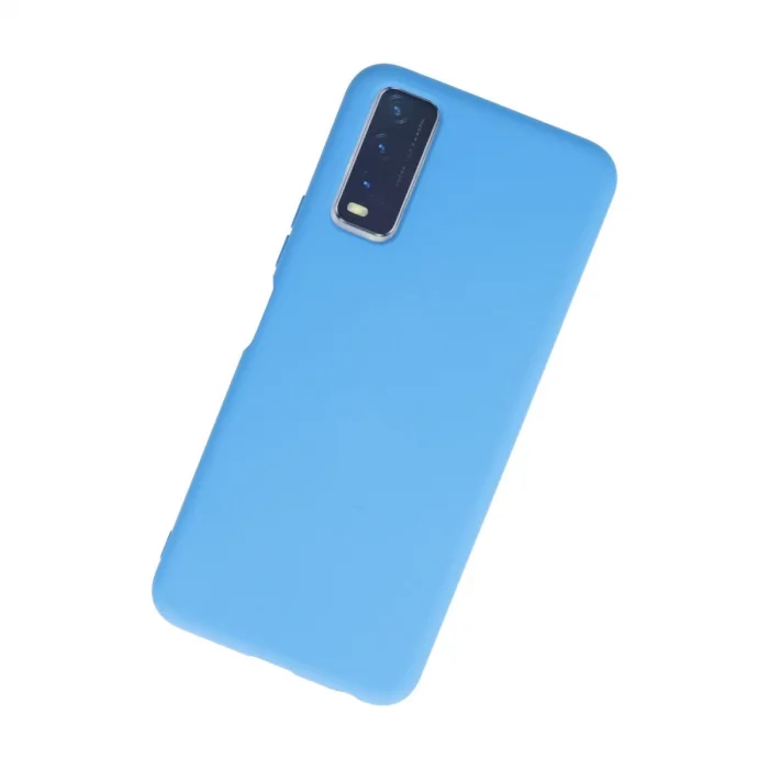 BUĞZ Vivo Y11s Kılıf Nano İçi Kadife Silikon - Mavi