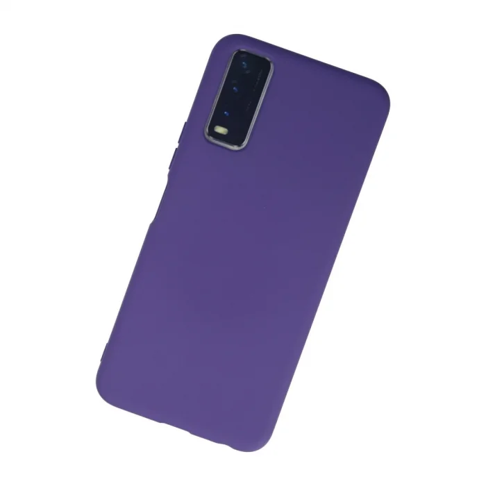 BUĞZ Vivo Y11s Kılıf Nano İçi Kadife Silikon - Mor