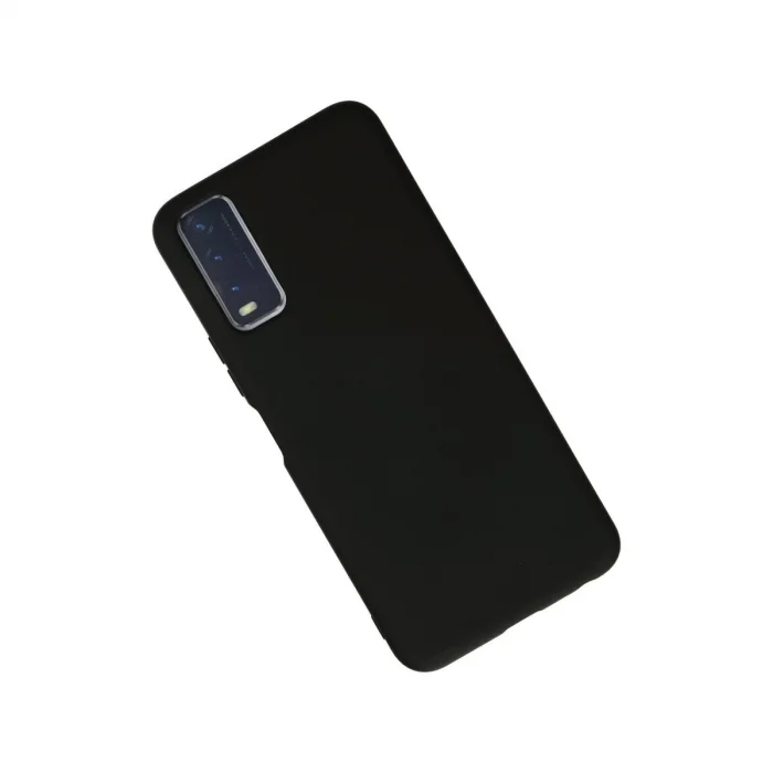 BUĞZ Vivo Y11s Kılıf Nano İçi Kadife Silikon - Siyah