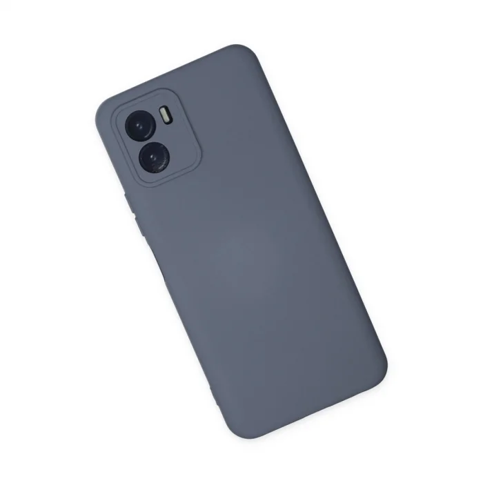 BUĞZ Vivo Y15s Kılıf Nano İçi Kadife Silikon - Gri