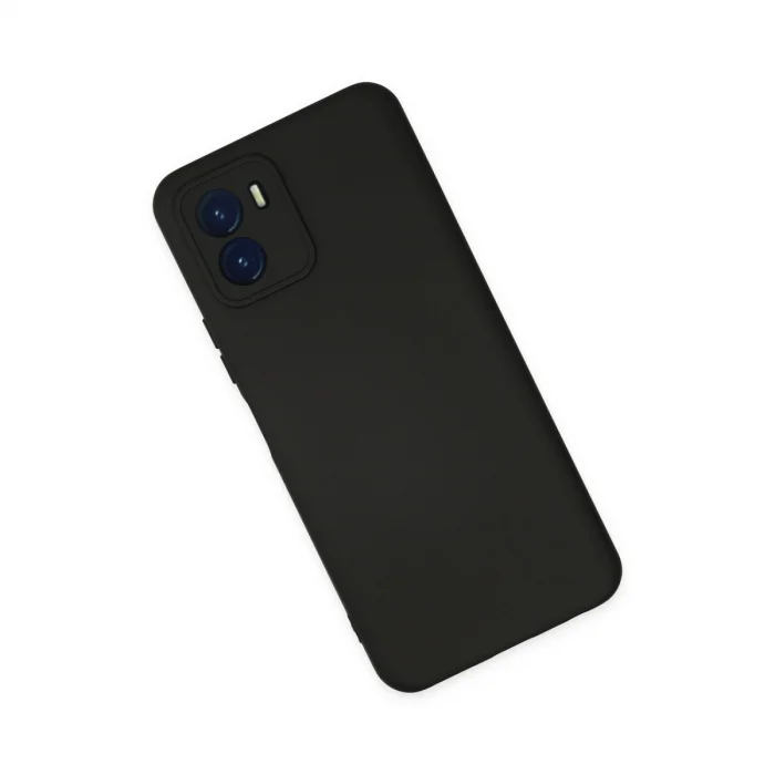 BUĞZ Vivo Y15s Kılıf Nano İçi Kadife Silikon - Siyah