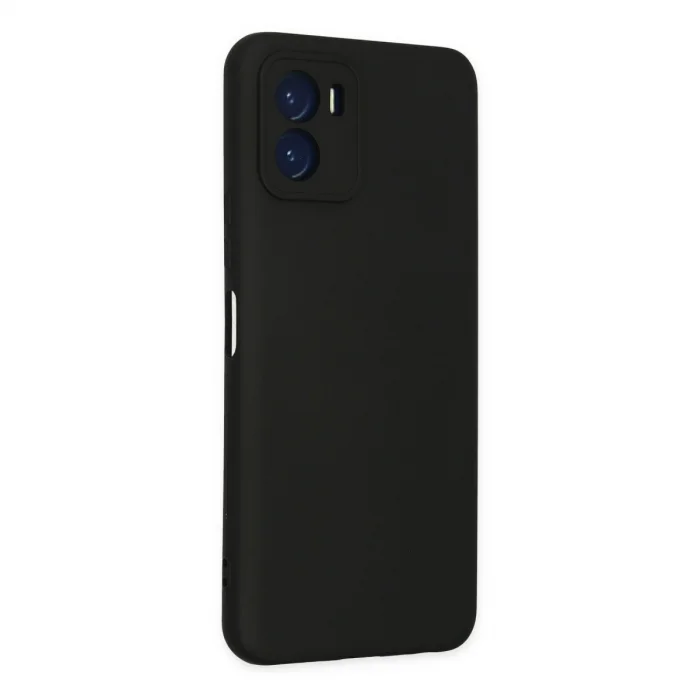 BUĞZ Vivo Y15s Kılıf Nano İçi Kadife Silikon - Siyah