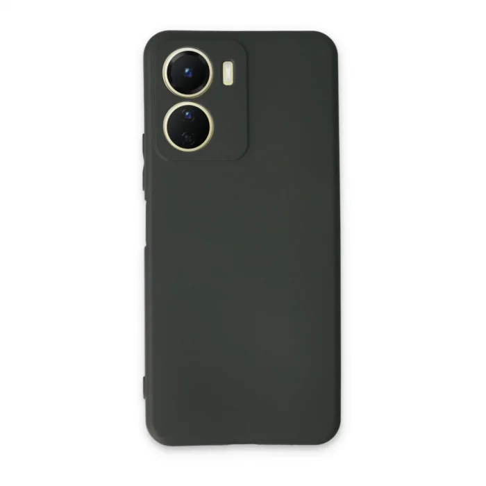 BUĞZ Vivo Y16 Kılıf First Silikon - Koyu Yeşil