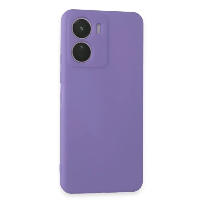 BUĞZ Vivo Y16 Kılıf First Silikon - Lila