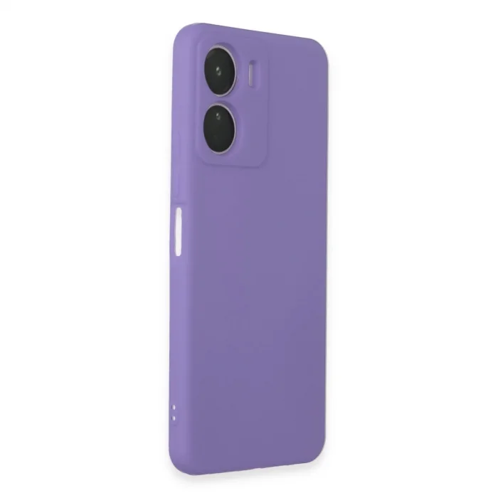 BUĞZ Vivo Y16 Kılıf First Silikon - Lila