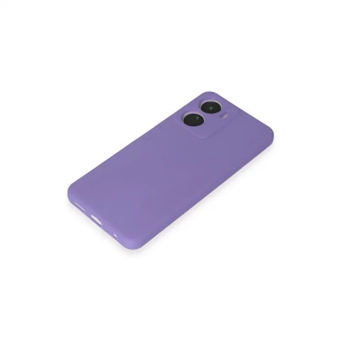 BUĞZ Vivo Y16 Kılıf First Silikon - Lila